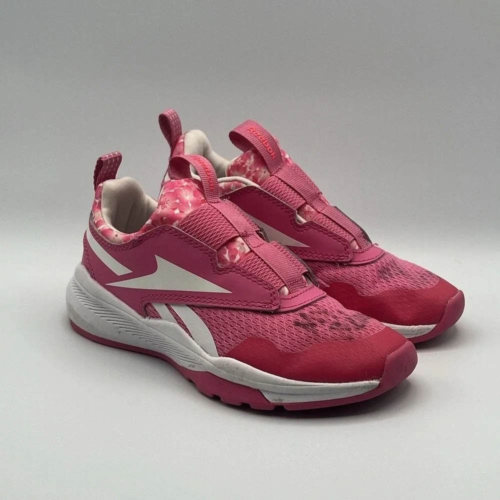 Reebok XT Sprinter Pink Slip On Running Shoes - Kids‎ Girls Size 13 USED